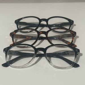 Sigvan Reader Glasses Set of 3 +1.25